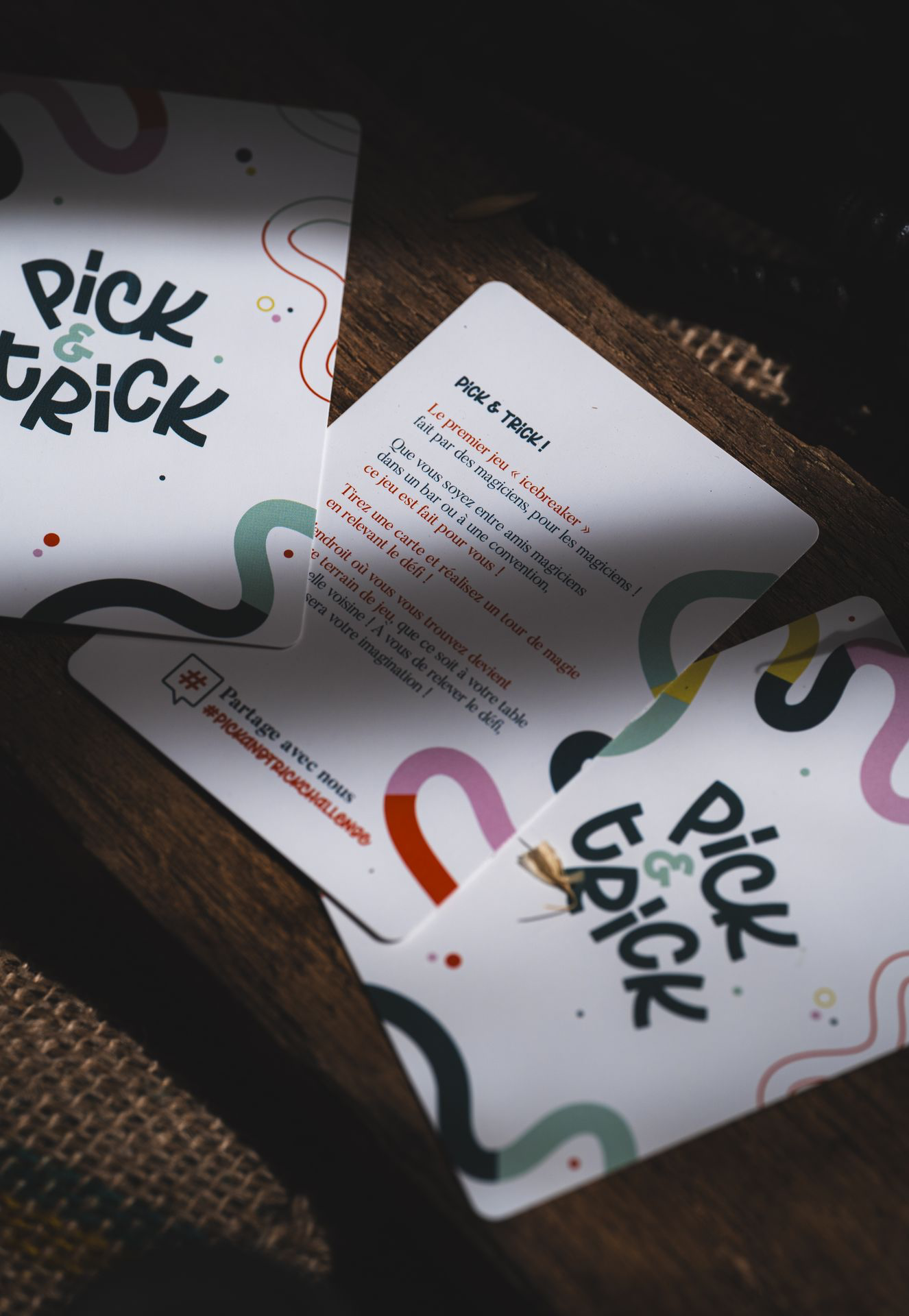 Jeu de cartes Pick and Trick de Florian Flop