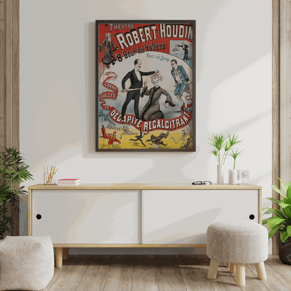Affiche métal Robert-Houdin