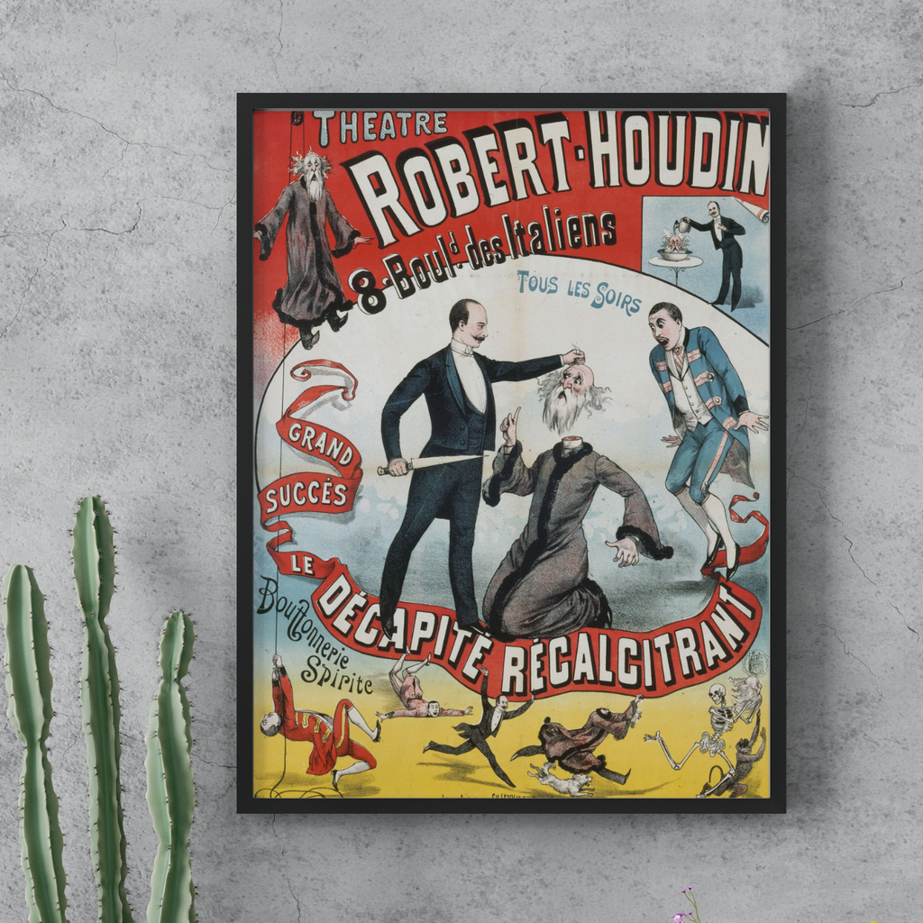 Affiche métal Robert-Houdin